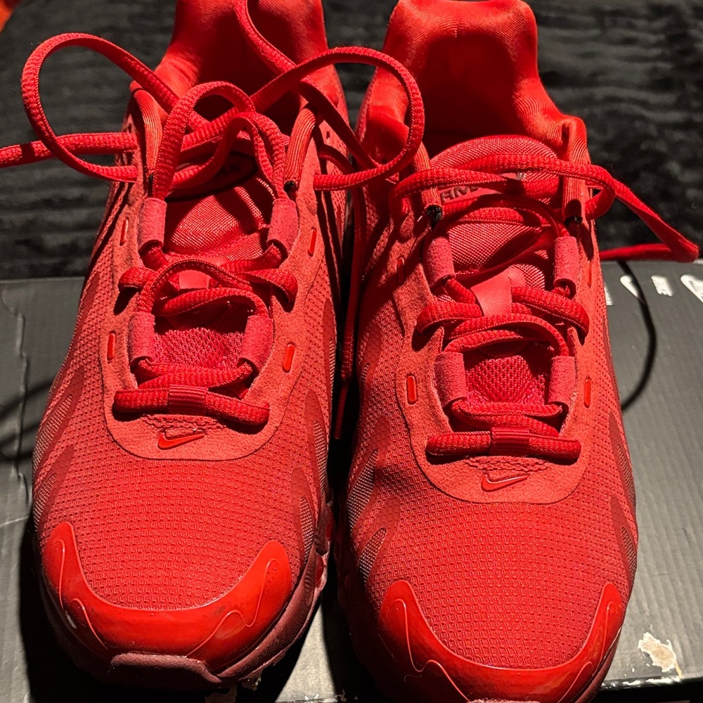 Nike Air Max Red Women's Sneakers - Picture 3 of 4